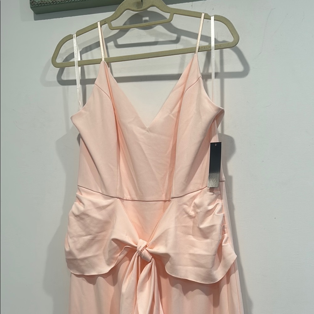 Venus soft pink tier Maxi gown Wedding Guest women 14 new w tag plus size - Picture 2 of 8